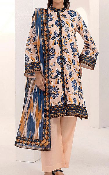 Salitex Oyster Pink Lawn Suit | Pakistani Lawn Dress in USA- Image 1