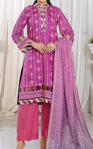 Salitex Purple Lawn Suit | Pakistani Lawn Dress in USA- Image 1