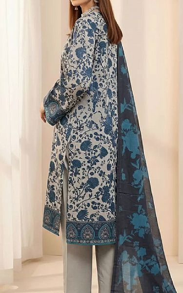 Salitex Off-white Khaddar Suit | Pakistani Winter Dresses in USA- Image 2