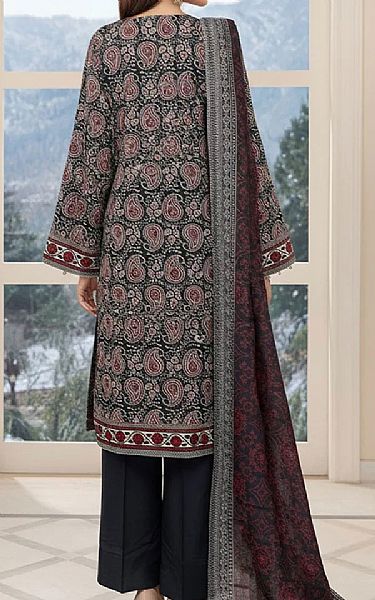 Salitex Black Khaddar Suit | Pakistani Winter Dresses in USA- Image 2