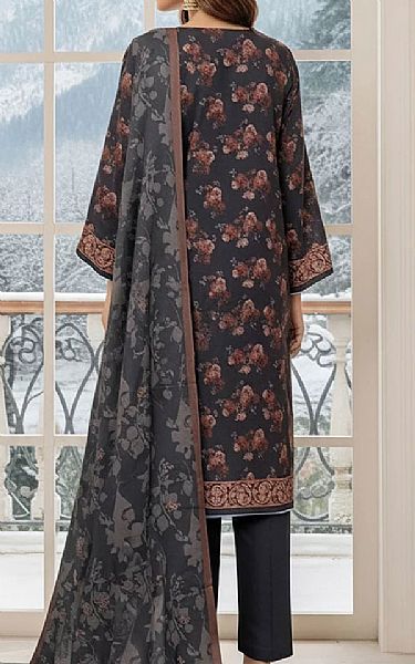 Salitex Black Khaddar Suit | Pakistani Winter Dresses in USA- Image 2