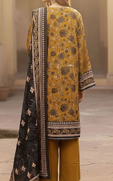 Salitex Mustard Khaddar Suit | Pakistani Winter Dresses in USA- Image 2