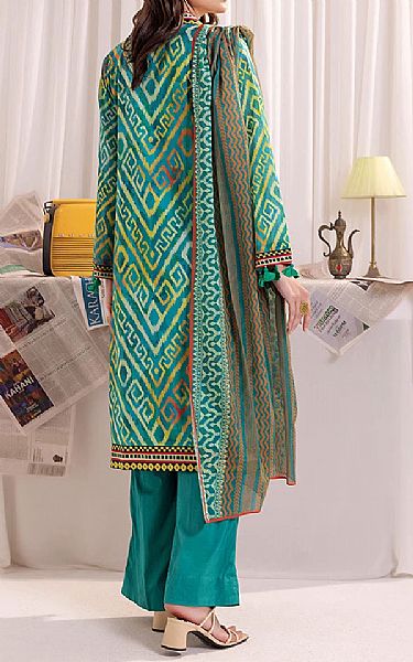 Salitex Sea Green Lawn Suit | Pakistani Lawn Dress in USA- Image 2