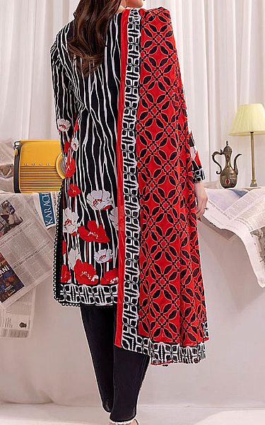 Salitex Black Lawn Suit | Pakistani Lawn Dress in USA- Image 2