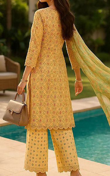 Salitex Ivory Lawn Suit | Pakistani Lawn Dress in USA- Image 2