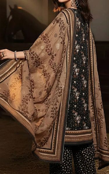 Salitex Black Khaddar Suit | Pakistani Winter Dresses in USA- Image 2