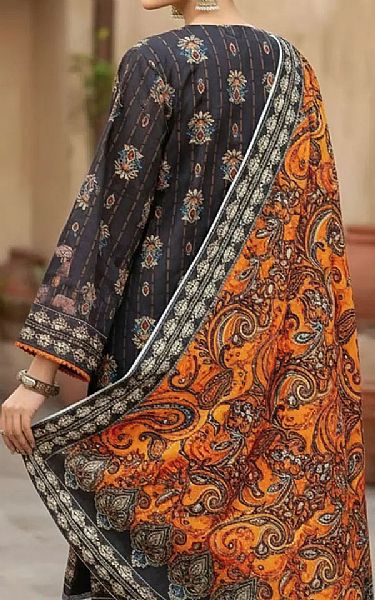 Salitex Black Khaddar Suit | Pakistani Winter Dresses in USA- Image 2