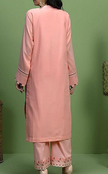 Salitex Oyster Pink Lawn Suit (2 Pcs) | Pakistani Lawn Suits- Image 2
