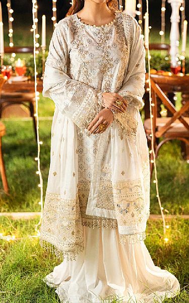 Salitex White Lawn Suit | Pakistani Lawn Dress in USA- Image 1