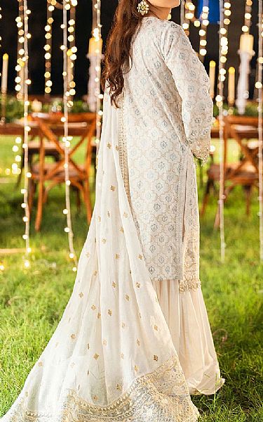 Salitex White Lawn Suit | Pakistani Lawn Dress in USA- Image 2