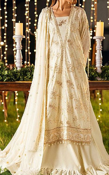 Salitex Off-white Lawn Suit | Pakistani Lawn Dress in USA- Image 1