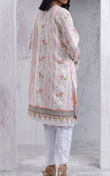 Salitex White Lawn Kurti | Pakistani Lawn Suits- Image 2