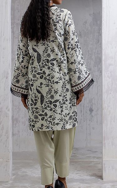 Salitex Off-white Lawn Kurti | Pakistani Lawn Suits- Image 2