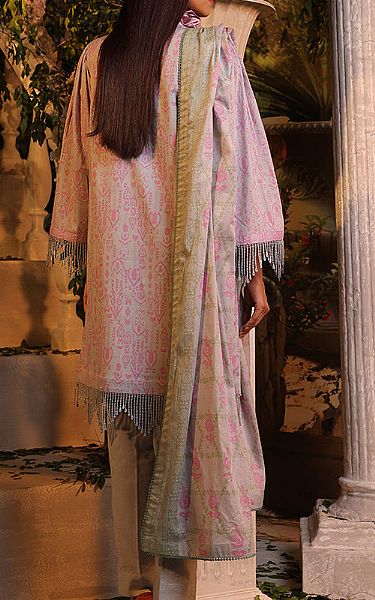 Salitex Tea Pink Lawn Suit | Pakistani Lawn Suits- Image 2