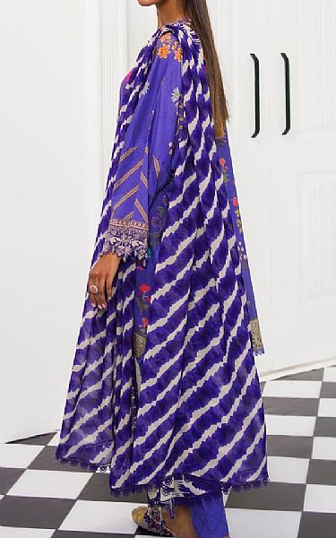 Sana Safinaz Iris Purple Lawn Suit | Pakistani Lawn Suits- Image 2