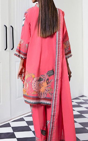 Sana Safinaz Hot Pink Lawn Suit | Pakistani Lawn Suits- Image 2