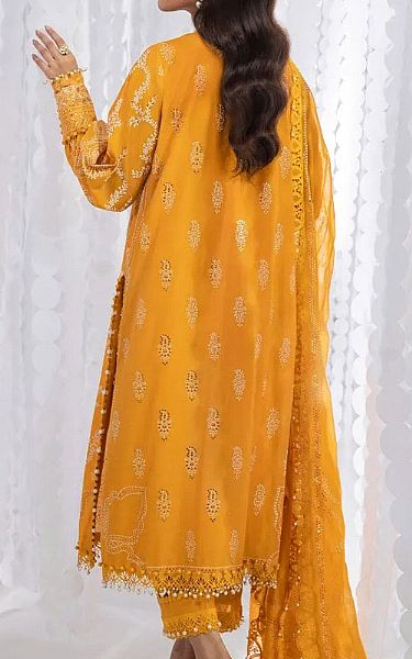 Sana Safinaz Orange Viscose Suit | Pakistani Dresses in USA- Image 2