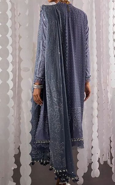 Sana Safinaz Cool Grey Viscose Suit | Pakistani Dresses in USA- Image 2