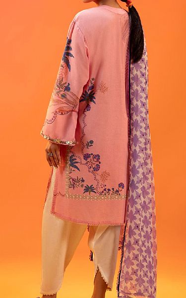 Sana Safinaz Pink Lawn Suit (2 Pcs) | Pakistani Lawn Dress in USA- Image 2