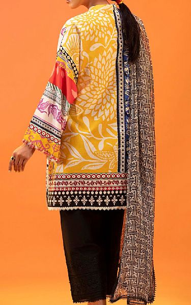 Sana Safinaz Multicolor Lawn Suit (2 Pcs) | Pakistani Lawn Dress in USA- Image 2