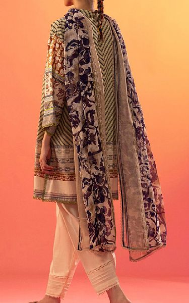 Sana Safinaz Multicolor Lawn Suit | Pakistani Lawn Dress in USA- Image 2