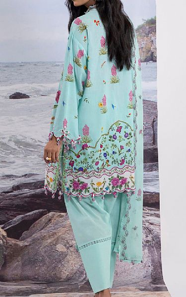 Sana Safinaz Aqua Lawn Suit | Pakistani Lawn Dress in USA- Image 2