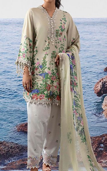 Sana Safinaz Sage Green Lawn Suit | Pakistani Lawn Dress in USA- Image 1