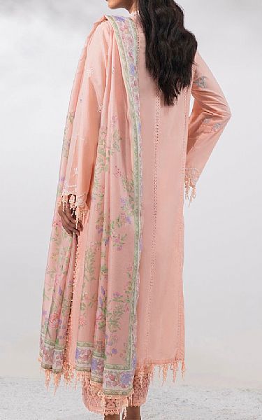 Sana Safinaz Peach Lawn Suit | Pakistani Lawn Dress in USA- Image 2