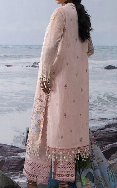 Sana Safinaz Oyster Pink Net Suit | Pakistani Lawn Dress in USA- Image 2