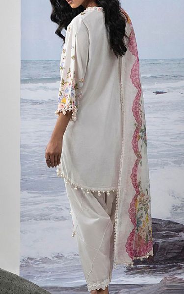 Sana Safinaz White Lawn Suit | Pakistani Lawn Dress in USA- Image 2