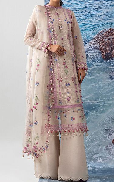 Sana Safinaz Dusty Pink Net Suit | Pakistani Lawn Dress in USA- Image 1