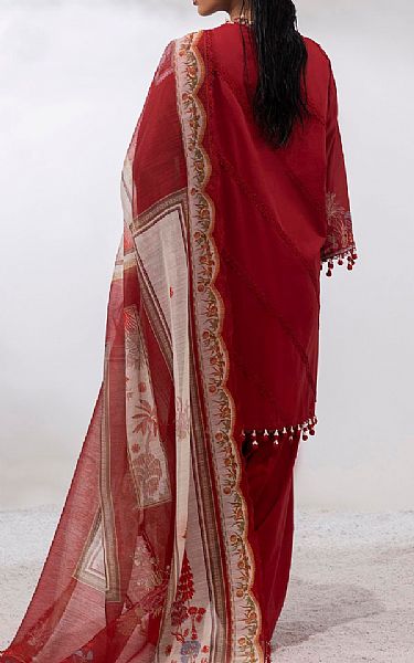 Sana Safinaz Scarlet Lawn Suit | Pakistani Lawn Dress in USA- Image 2