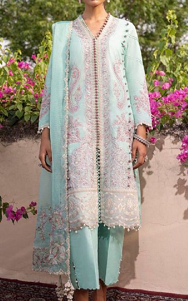 Sana Safinaz Sky Blue Lawn Suit | Pakistani Lawn Suits- Image 1