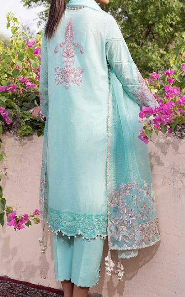 Sana Safinaz Sky Blue Lawn Suit | Pakistani Lawn Suits- Image 2