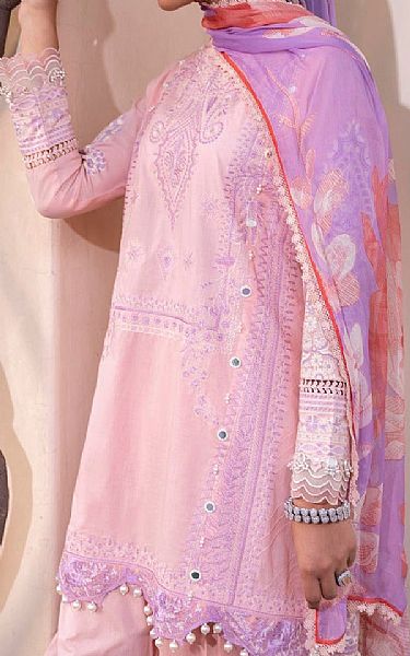 Sana Safinaz Baby Pink Lawn Suit | Pakistani Lawn Suits- Image 2