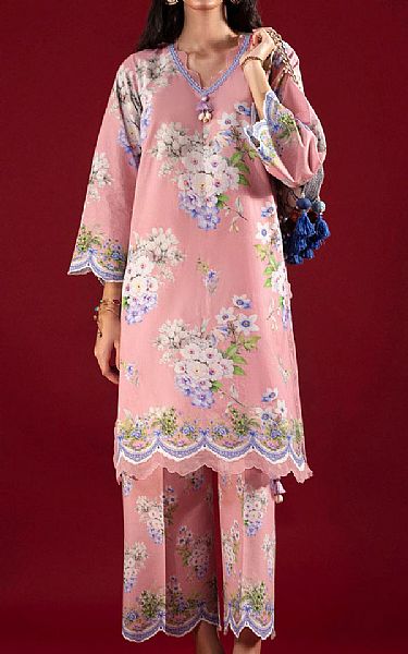 Sana Safinaz Pink Lawn Suit (2 pcs) | Pakistani Lawn Dress in USA- Image 1