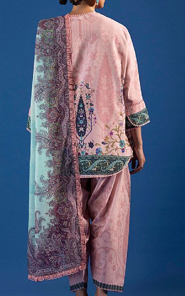 Sana Safinaz Rose Pink Lawn Suit | Pakistani Lawn Dress in USA- Image 2