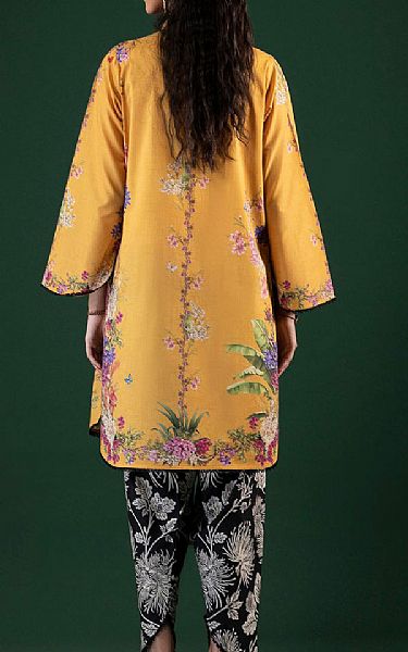Sana Safinaz Mustard Lawn Suit (2 pcs) | Pakistani Lawn Dress in USA- Image 2
