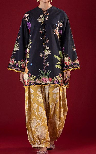 Sana Safinaz Black Lawn Suit (2 pcs) | Pakistani Lawn Dress in USA- Image 1