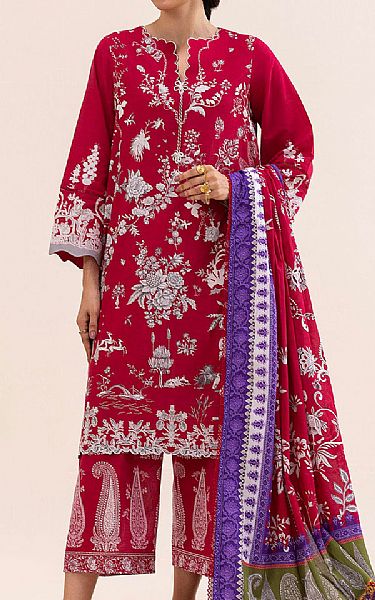 Sana Safinaz Scarlet Lawn Suit | Pakistani Lawn Dress in USA- Image 1