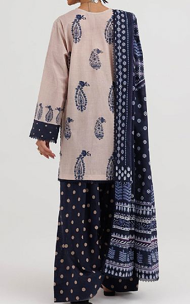 Sana Safinaz Ivory/Blue Lawn Suit | Pakistani Lawn Dress in USA- Image 2
