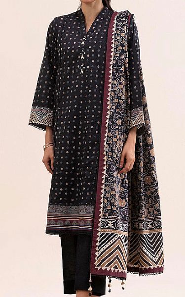 Sana Safinaz Black Lawn Suit | Pakistani Lawn Dress in USA- Image 1