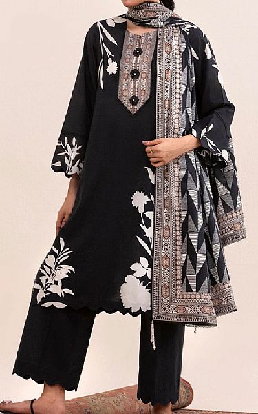 Sana Safinaz Black Lawn Suit | Pakistani Lawn Dress in USA- Image 1