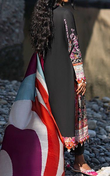 Sana Safinaz Black Lawn Suit | Pakistani Lawn Suits- Image 2