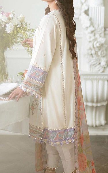 Sana Safinaz White Lawn Suit | Pakistani Lawn Suits- Image 2