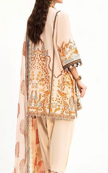 Sana Safinaz Ivory Lawn Suit | Pakistani Lawn Suits- Image 2