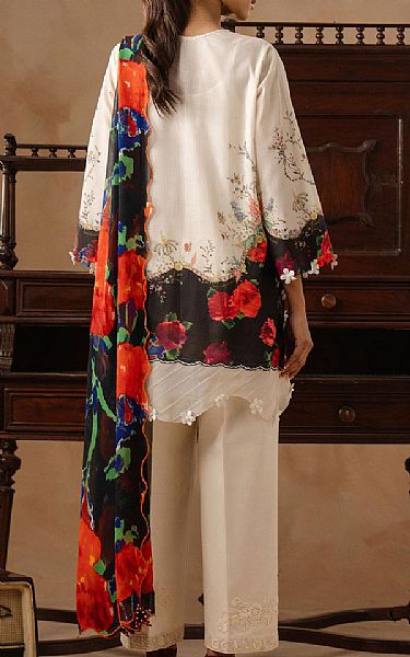 Sana Safinaz White Lawn Suit | Pakistani Lawn Dress in USA- Image 2