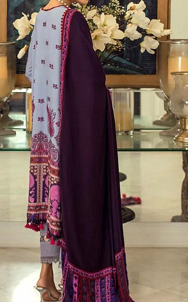 Sana Safinaz Lavender Linen Suit | Pakistani Dresses in USA- Image 2