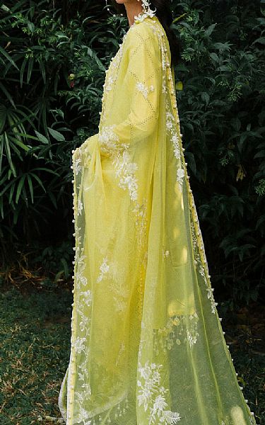 Sana Safinaz Yellow Lawn Suit | Pakistani Lawn Dress in USA- Image 2