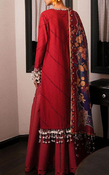 Sana Safinaz Scarlet Lawn Suit | Pakistani Lawn Dress in USA- Image 2